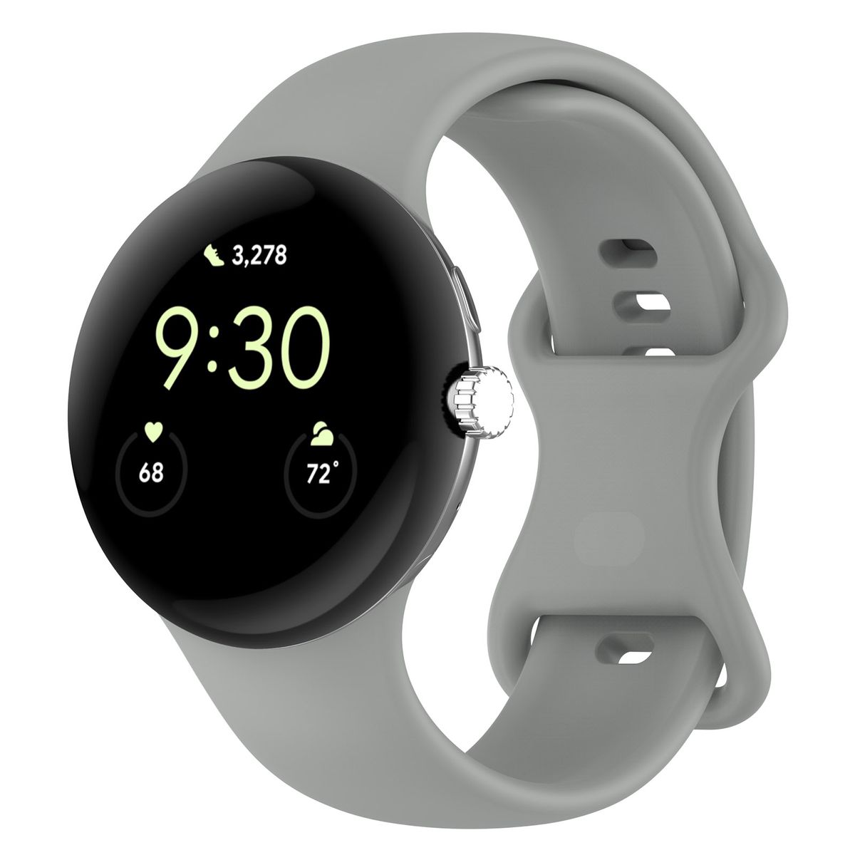 Silikonowy pasek Bizon Strap Watch Silicone S do Google Pixel Watch 3/Watch 2/Watch 1 41mm